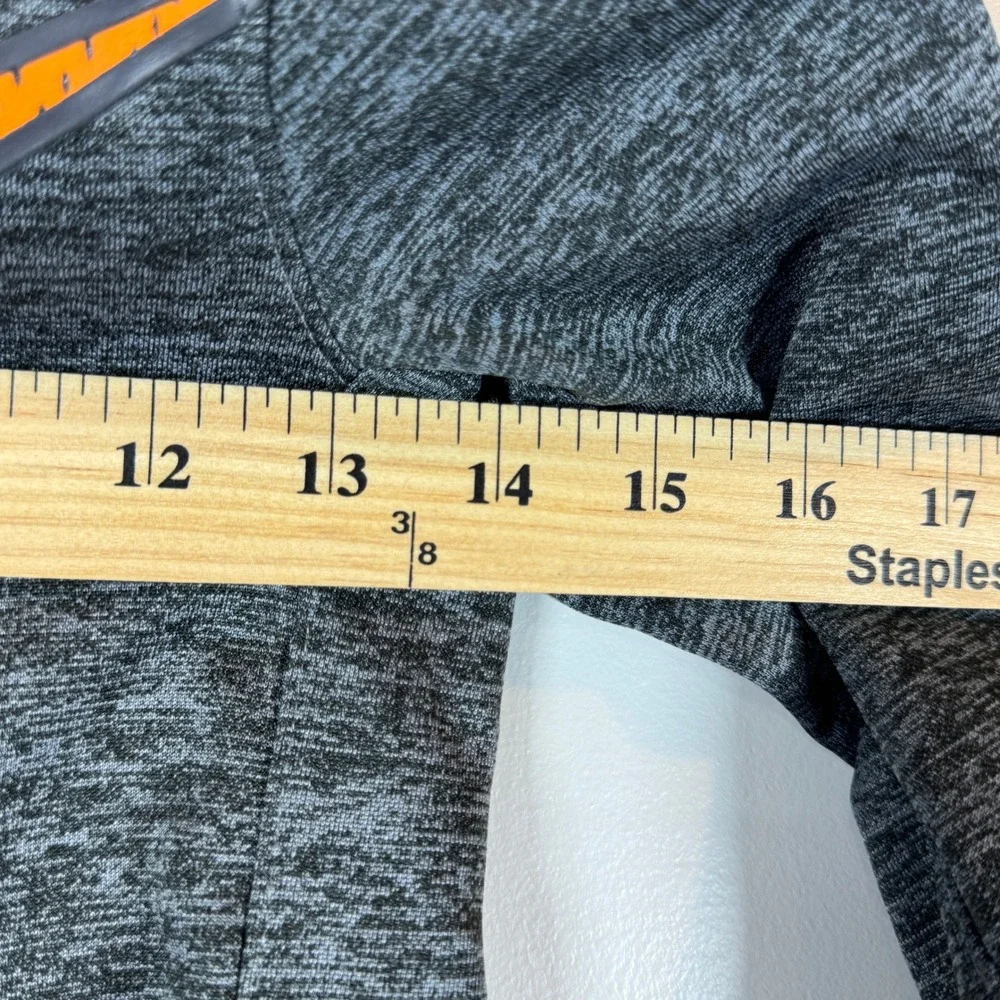Nike Hoodie Boys 6 Gray‎ Dri-FIT Orange Swoosh Pullover Sweatshirt Athletic